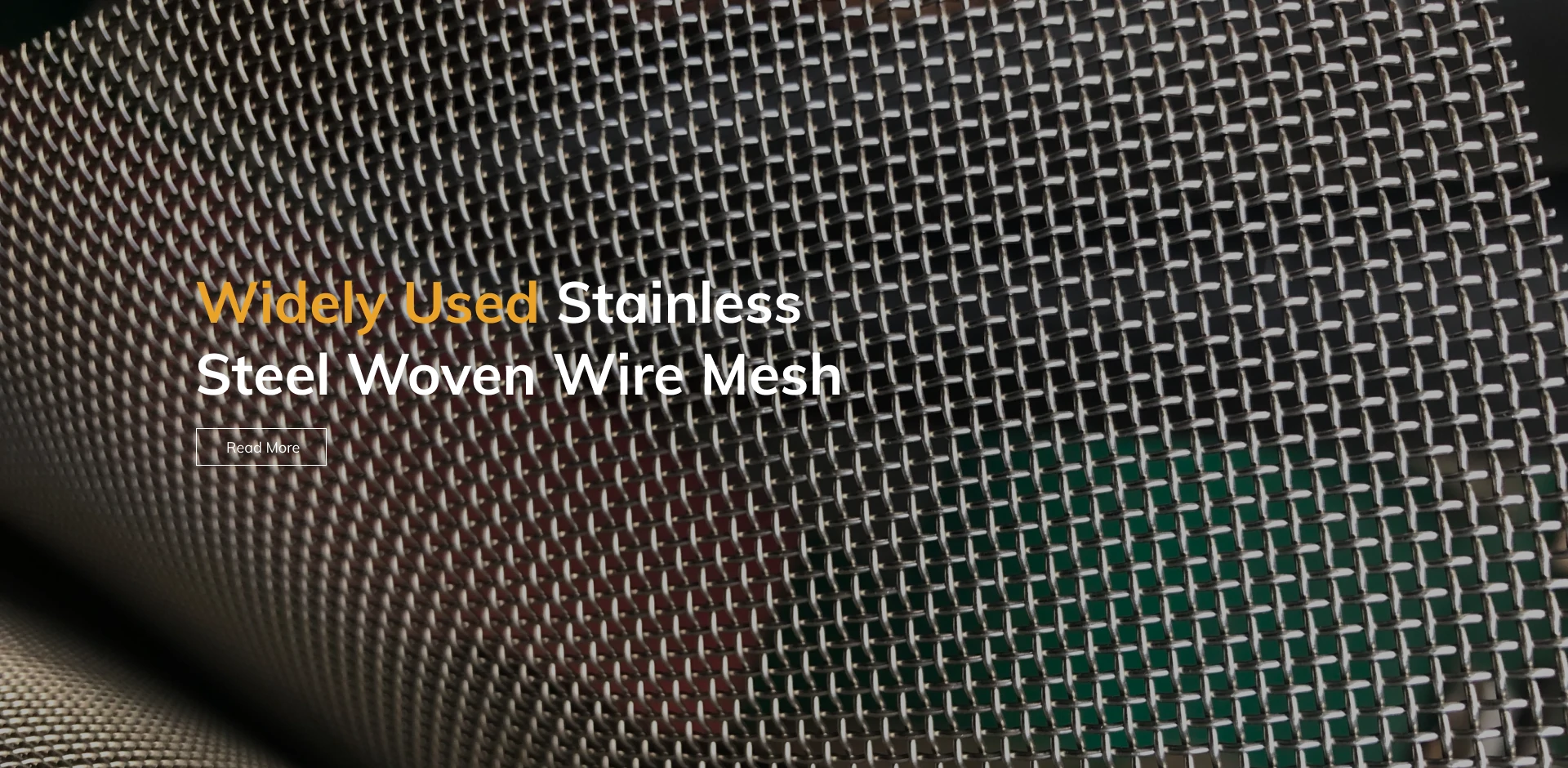 Malawakang ginagamit na hindi kinakalawang na asero na pinagtagpi ng wire mesh