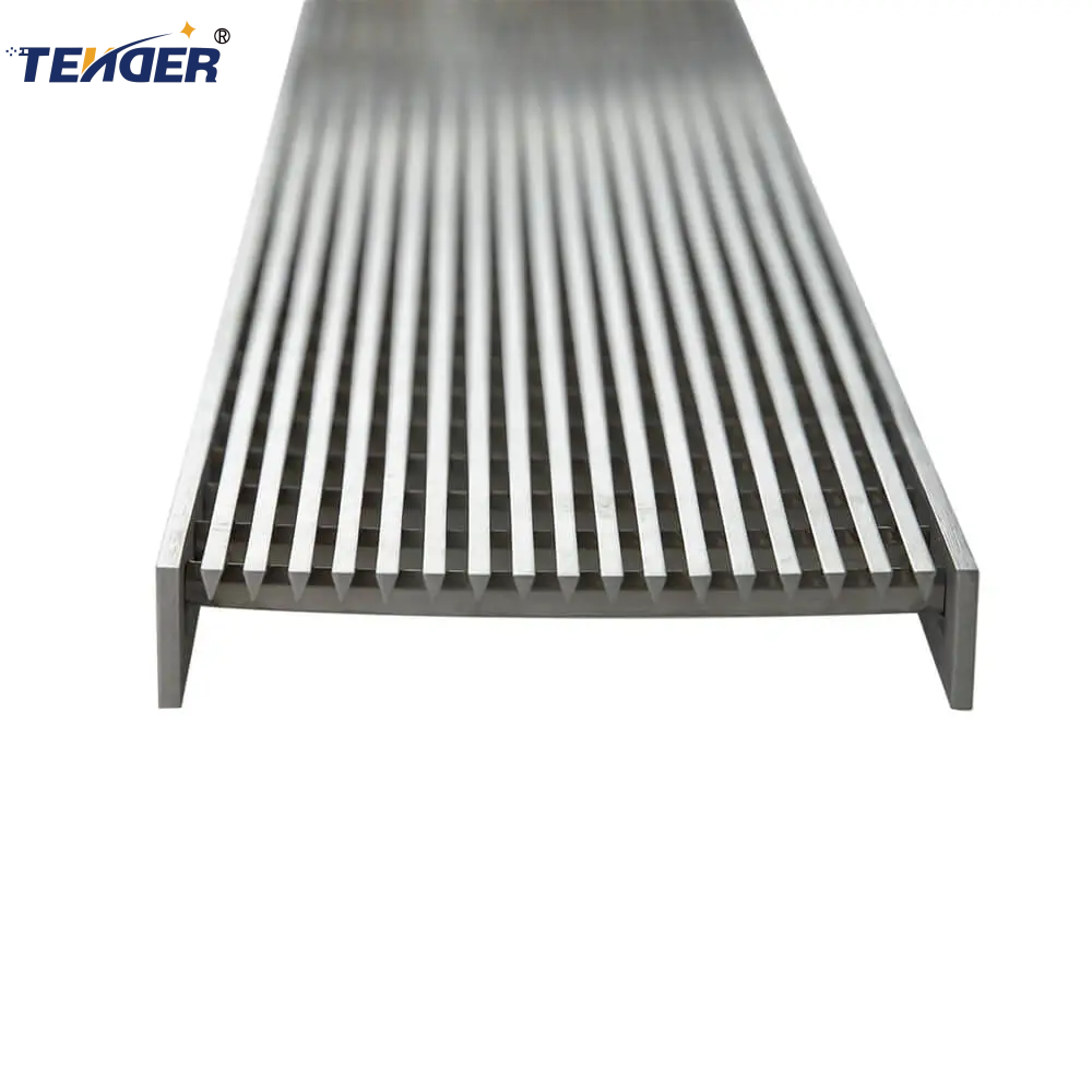 Wedge wire filter panel